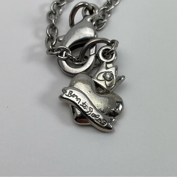 Born to Rule Pink Bow Eiffel Tower Necklace - Picture 11 of 13